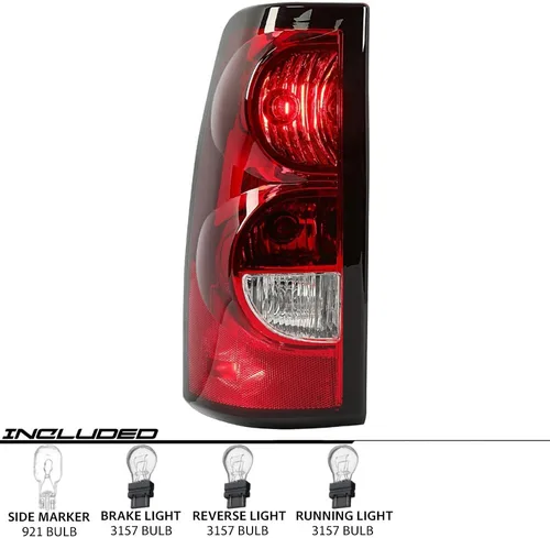 Vista 3 de EPIC LIGHTING AMXOE - Par de luces traseras para Silverado 1500 2500 04-07 Lado del conductor y del copiloto.