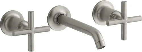 Vista 21 de Kohler T14413-4-BGD Purist - Grifo de pared para lavabo Negro mate