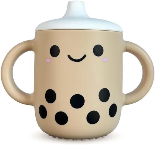 Vista 3 de Barks & Babbles Boba Baby Silicone Training Sippy Cup