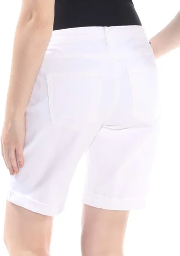Vista 2 de Tommy Hilfiger Pantalones cortos de mezclilla de 5" Blanco