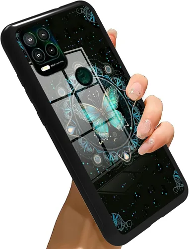 Vista 127 de Funda para Motorola Moto G Stylus 5G 2021 de vidrio templado, funda negra con diseño de mujer negra africana para mujeres y hombres, antiarañazos, a