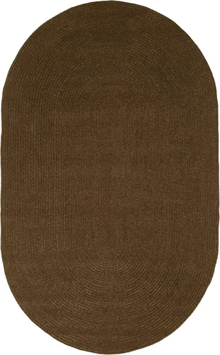 Vista 23 de BNM - Alfombra ovalada bohemia para interiores y exteriores con patrón trenzado sólido, perfecta para patio trasero, patio, oficina, sala de estar