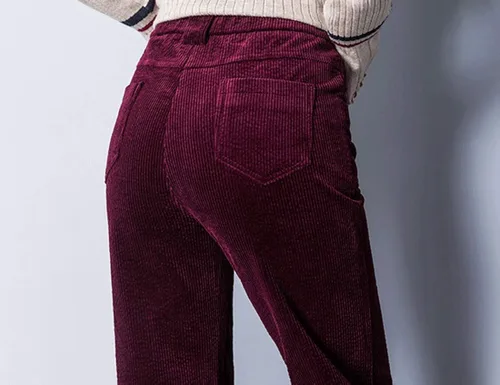 Vista 4 de DBM - Pantalones de pana para mujer