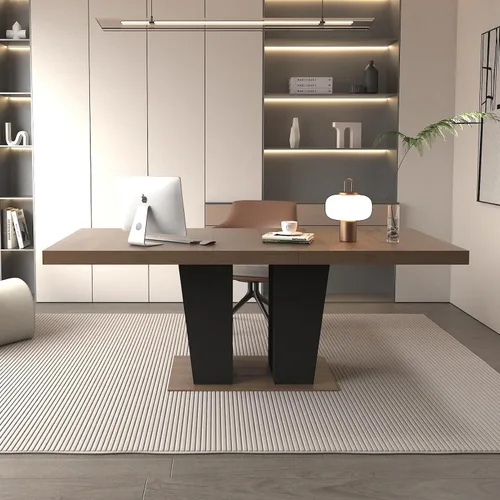 Vista 19 de SSLine Mesa de comedor rectangular extensible de 35 a 118 pulgadas, mesa de reuniones de conferencias súper larga para 6, 8, 12 personas, mesas