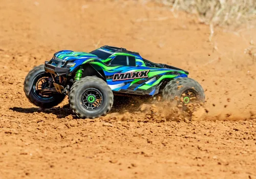 Vista 8 de Traxxas Maxx Extreme 4s Brushless 4X4 Monster Truck (verde)