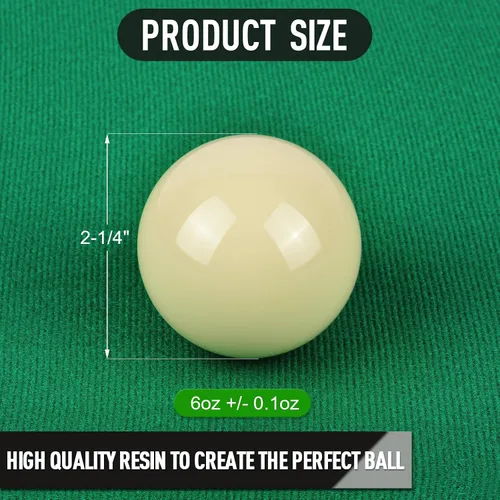 Vista 5 de Billiard Balls Complete 16 Ball Set, Pool Balls Billiard Set 2-1/4" Regulation Size,New Upgrade Billiards Professional Pool Table Balls