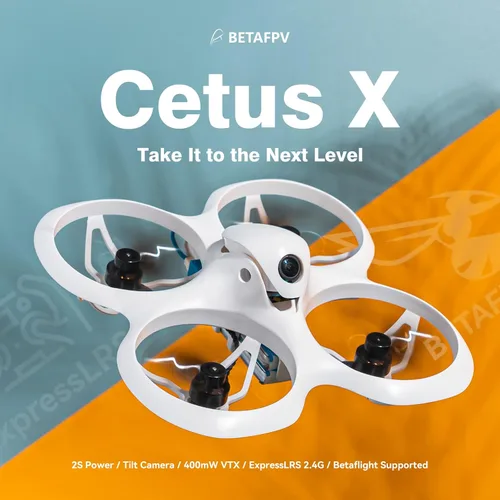 Vista 3 de BETAFPV Cetus X FPV Kit Betaflight FC DVR Función de Grabación Listo