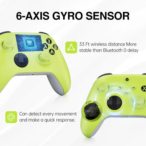 Vista 3 de veoyya Wireless Controller for Xbox Series XSXbox OneXbox One SOne X, 2.4GHZ Wireless Adapte Controller with 3.5mm