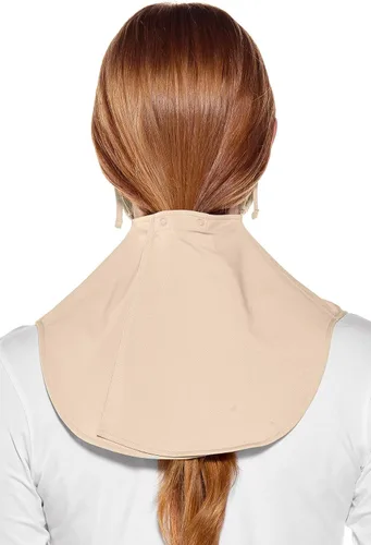 Vista 9 de Coolibar Máscara facial Crestone UV UPF 50+ para hombre y mujer, protección solar Beige