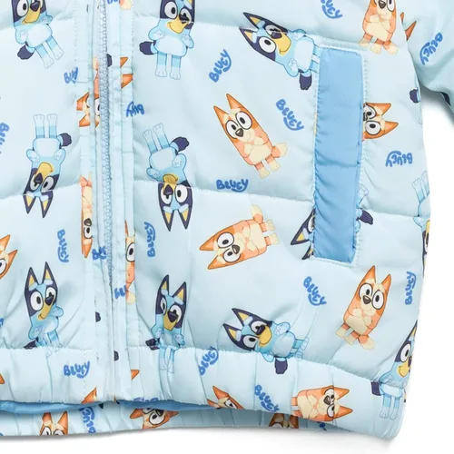 Vista 8 de Bluey Abrigo de invierno de moda con cremallera para bingo