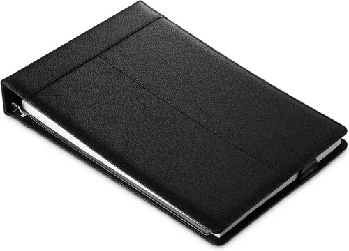Vista 2 de Inkline Executive - Carpeta de 7 anillos, piel sintética de alta calidad, capacidad de 500 cheques, para hojas de 9 x 13 pulgadas, con organizador