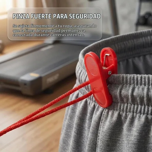Vista 6 de UKCOCO - Llave de seguridad de repuesto para cinta de correr con parada de emergencia de 2 puntas