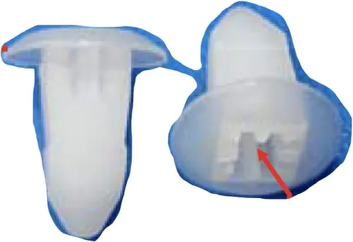 Vista 20 de Autobahn88 - Clip de remache tipo push-in para parachoques, compatible con Renault (OEM: 054000001R) (Paquete de 20)