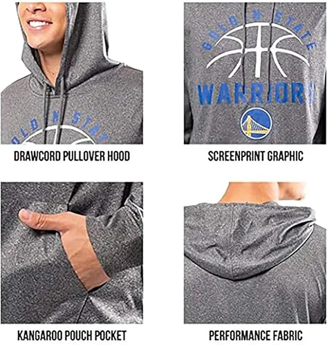 Vista 4 de Ultra Game Men's NBA Official Super Soft Lightweight Hoodie Sweatshirt