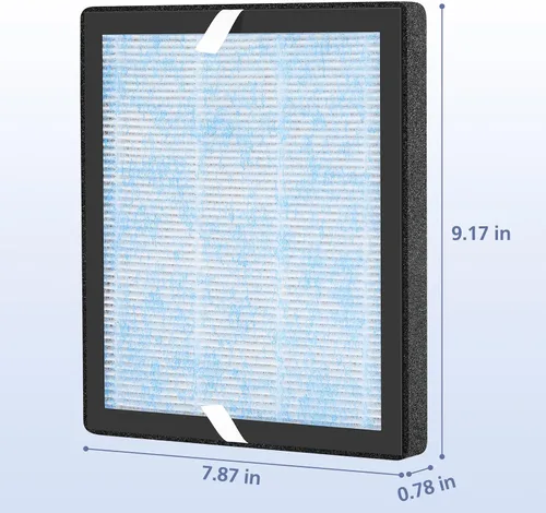 Vista 7 de Filtro R1 P1801 P1802 compatible con purificador de aire YIOU R1 y Elechomes P1801/P1802, filtración 3 en 1 para filtro yiou r1