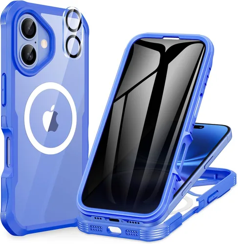 Vista 119 de CENHUFO Funda de privacidad para iPhone 11 Pro, funda de cuerpo completo con protector de pantalla de privacidad de vidrio templado 9H integrado