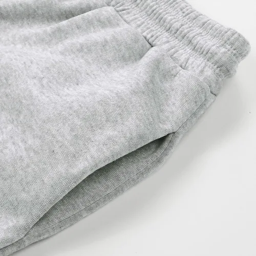 Vista 6 de Mensch Pantalones deportivos de cintura alta para mujer, pantalones deportivos para gimnasio, atléticos, holgados, con bolsillos