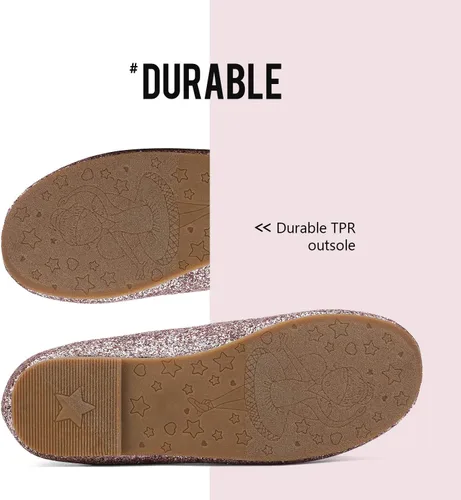 Vista 7 de DREAM PAIRS Zapatos de vestir de bailarina Mary Jane para niñas