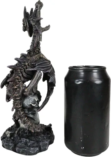 Vista 8 de Ebros Necromancy Litche Blade Ruth Thompson - Estatua de dragón con hoja abrecartas de dragón de 10 pulgadas de alto, colección de la serie