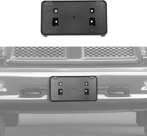 Vista 9 de CheroCar Soporte para placa de matrícula de neumáticos para Dodge Ram 2013-2018