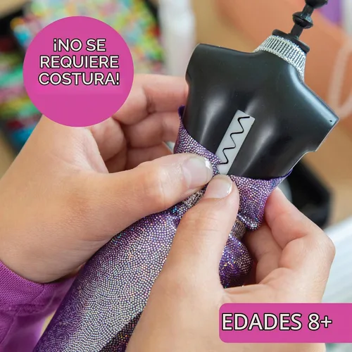 Vista 3 de MindWare Kits de diseño de moda a partir de 8 años - Run The Runway Kit de manualidades para niñas - Actividad de aprendizaje creativa para niños