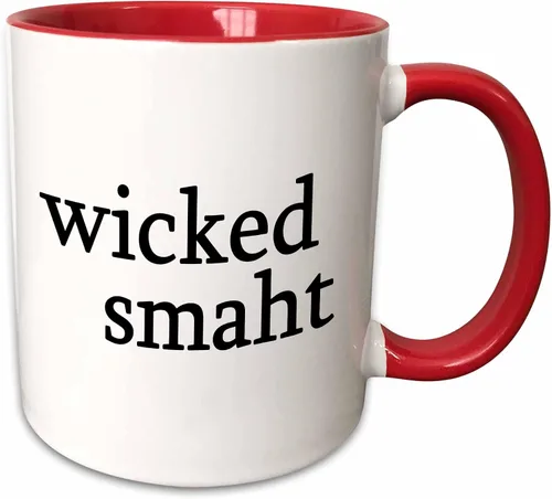Vista 15 de 3dRose EvaDane - Citas divertidas - Wicked Smaht. Green. - Tazas (mug_193286_4)