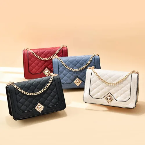 Vista 6 de Bolso cruzado pequeño para mujer, bolso de hombro de piel sintética, bolso de mano pequeño, bolso de mano versátil de moda