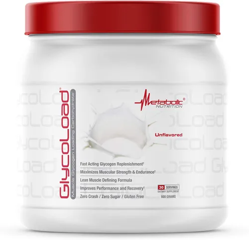 Vista 9 de Metabolic Nutrition, Glycoload, 100% micronizado cíclico racimo dextrina carbohidrato en polvo, glucógeno muscular carga de carbohidratos, Frambuesa