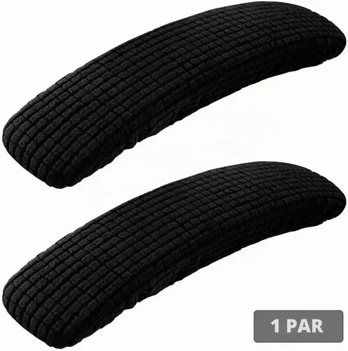 Vista 8 de SARAFLORA Funda para silla de oficina, elástica, resistente a las manchas, de elastano, para silla de computadora, para sillas de escritorio, brazo