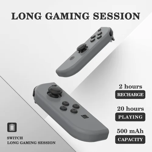Vista 4 de Joycon Controller for Switch,Joy Cons for Switch Controllers,Left Right Wireless Remote Replacement for Switch Joycons Support Dual Vibration6-Axis