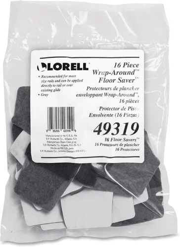 Vista 3 de Lorell LLR49319 - Protectores de suelo envolventes, color gris (paquete de 16)