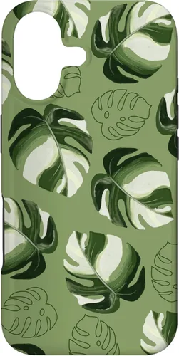 Vista 32 de Monstera Deliciosa Leaves Plant Leaf Botanical Nature Case for iPhone 16