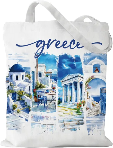 Vista 10 de Bolsa de algodón para mujer, regalos de recuerdos, bolsas de tela reutilizables, regalos de diseño artístico de acuarela