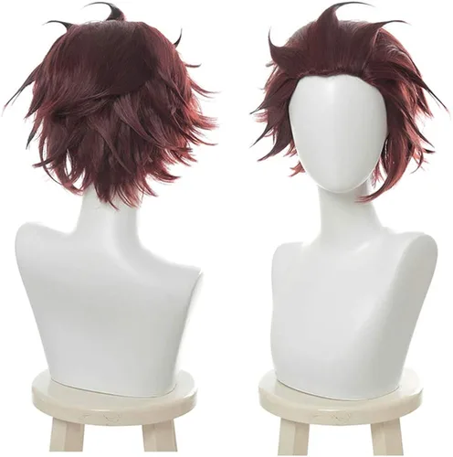 Vista 6 de Tanjiro - Traje de cosplay pequeño con peluca Tanjiro