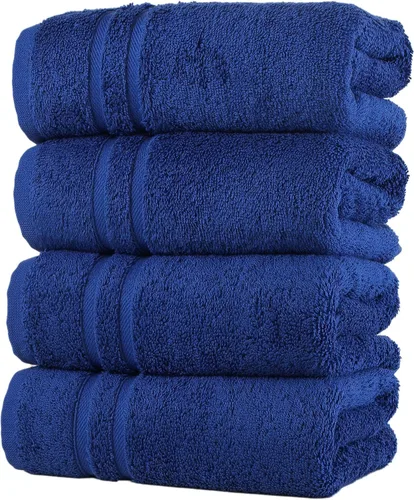 Vista 62 de Juego de 6 toallas de baño negras para baño, algodón turco original, suave, absorbente y de primera calidad, 2 toallas de baño, 2 manos y 2 toallas