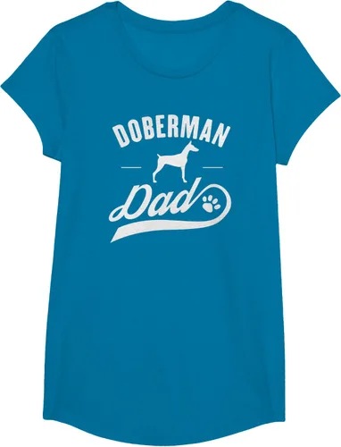 Vista 44 de Doberman Dad - Camiseta para amante del dueño del perro, Negro, S