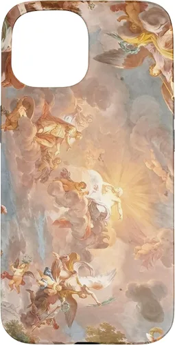 Vista 6 de Funda para iPhone 16, diseño de historia del arte renacentista, diseño de Michelangelo Sky