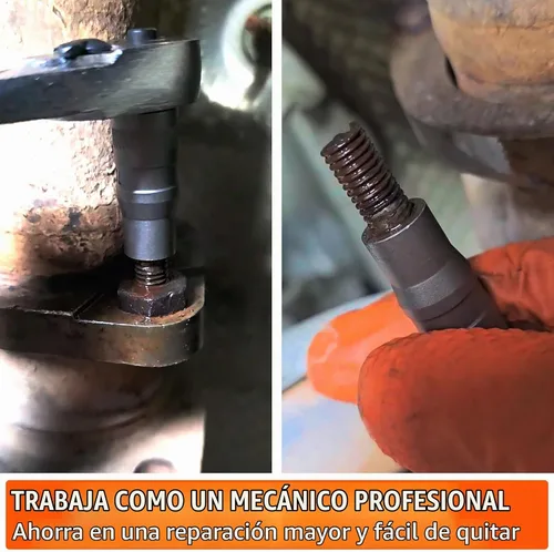 Vista 4 de Kit extractor de pernos, juego de 32 extractores de pernos pelados para pernos de impacto y tuerca Heavy Duty,Durable&Resistant Damage,Multiple