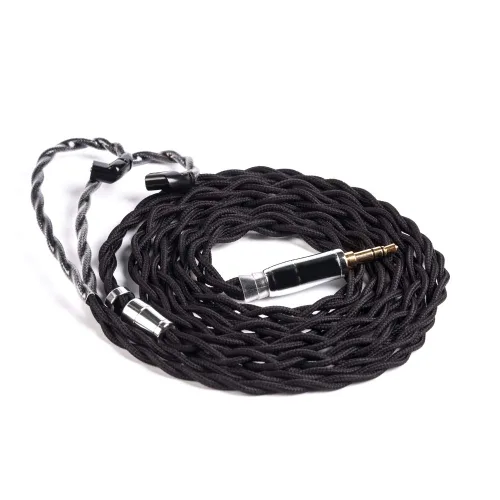 Vista 17 de KBEAR - Cable de auriculares de 4 núcleos y 2 pines [suave], cable de actualización 5N UPOCC Singel, cable desmontable IEM con enchufe de 0.098 in
