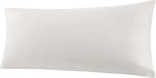 Vista 23 de Funda de almohada corporal de algodón de 400 hilos, cierre de cremallera, funda de almohada suave para el cuerpo, 20 x 48 pulgadas, castor
