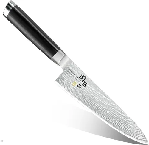 Vista 12 de Kai KAI AE5207 - Cuchillo para pan Seki Magoroku Damasco, 9.5 pulgadas, fabricado en Japón