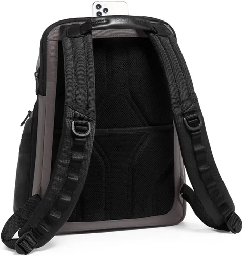 Vista 5 de TUMI Mochila de navegación para hombre, Carbón vegetal, Mochila de navegación