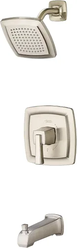 Vista 19 de American Standard TU353508.013 Townsend - Grifo de bañera con cabezal de ducha y cartucho para ahorrar agua, níquel pulido PVD