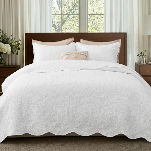 Vista 29 de Bedsure Edredón individual – Ropa de cama ultrasuave individual XL para decoración de dormitorio, edredón ligero para todas las estaciones, colcha