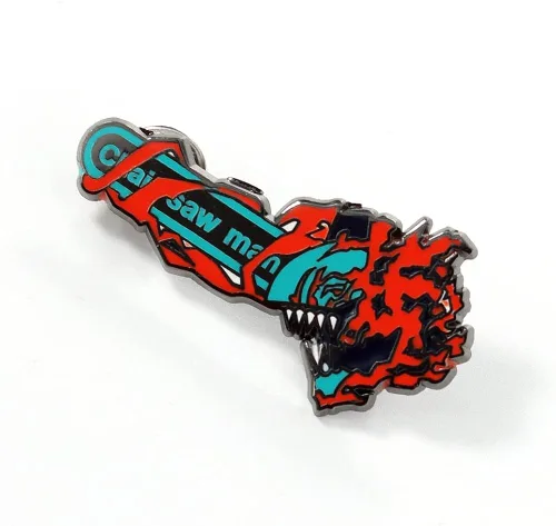 Vista 4 de Collar de cadena para hombre, anillos de poder, joyería de diablo de anime, collares de motosierra, anillo de dedo para cosplay