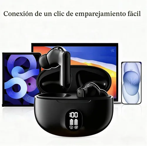 Vista 4 de Auriculares inalámbricos Bluetooth 5.3 BSWLMDD - Estéreo de alta fidelidad
