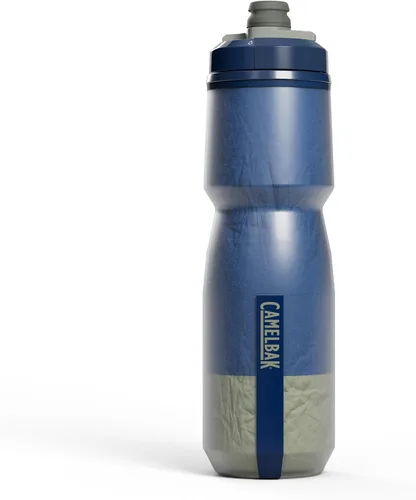 Vista 15 de CamelBak Podium Chill Bike Botella de agua aislada con compresión Negra, 24 onzas