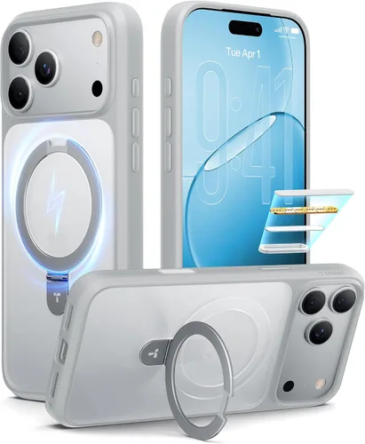 Vista 34 de TORRAS Funda magnética para iPhone 13 Pro Max de 6.7 pulgadas [compatible con Magsafe] con soporte, [protección contra caídas de grado militar] a