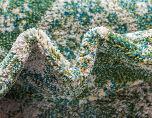 Vista 7 de Unique Loom Penrose Collection - Alfombra de área - Blake (2' 2" x 3' 1" Rectángulo, Verde/Beige)