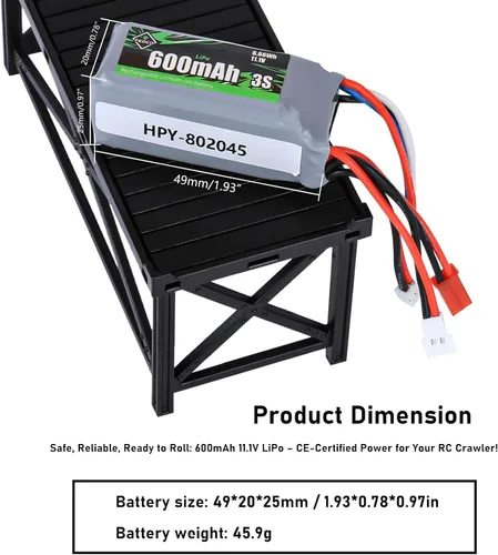 Vista 7 de baterías recargables del polímero de litio de la batería 600mAh 3S